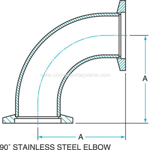 KF Vacuum Fittings 90degree Elbow